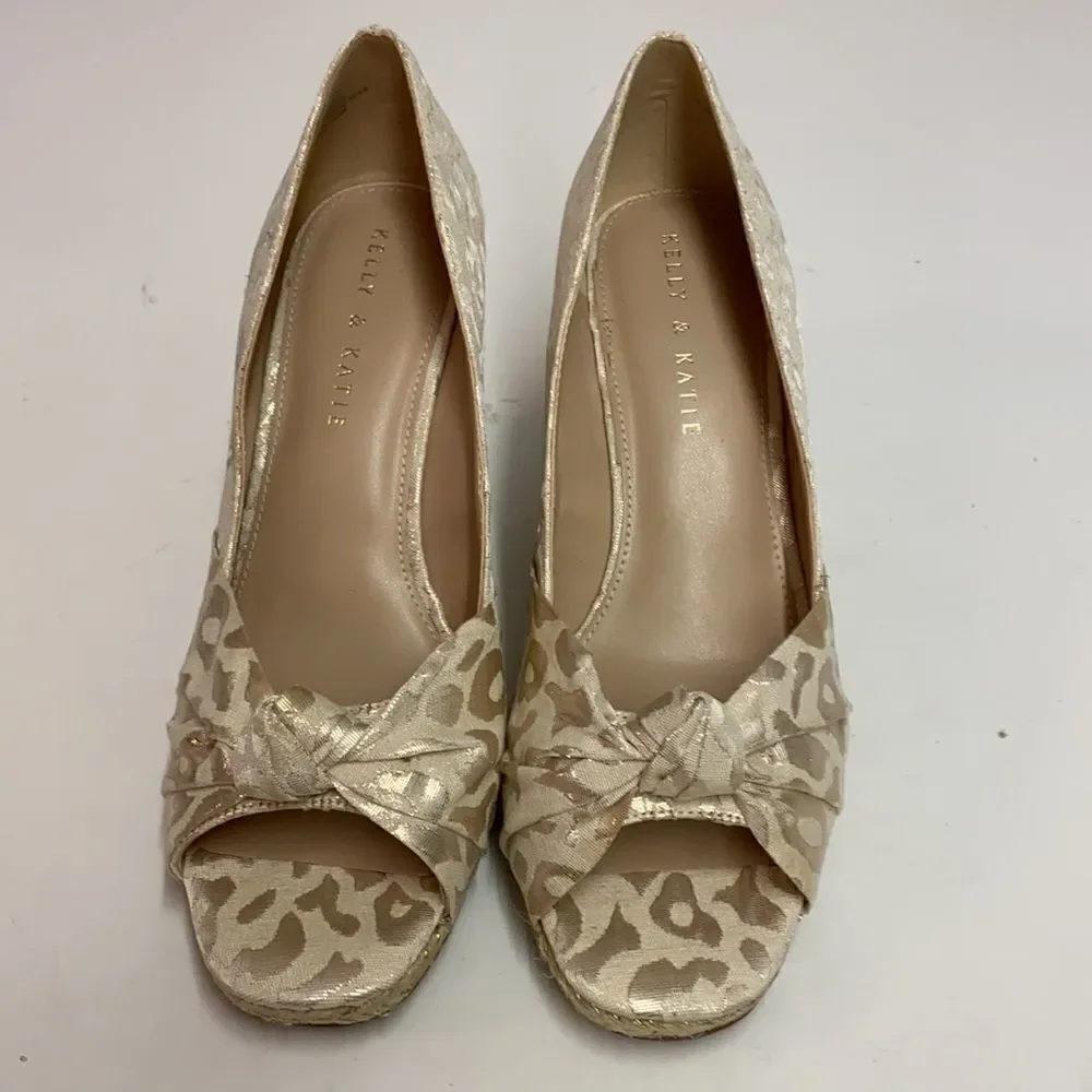 Kelly‎ and Katie Ivala Espadrille Wedge Sandal Size 8.5M A21